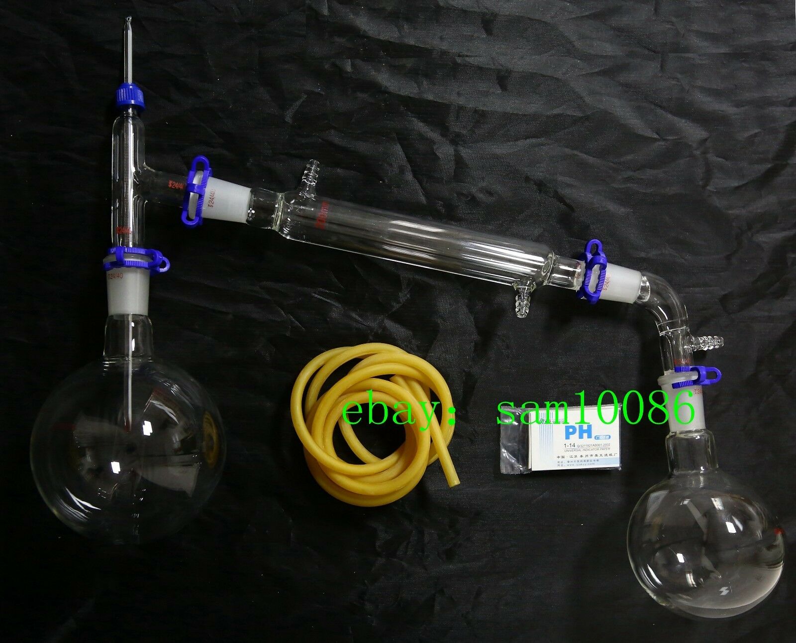 1000ml Chemistry Lab Glassware Kit,glass Distilling,distillation Apparatus,24/40