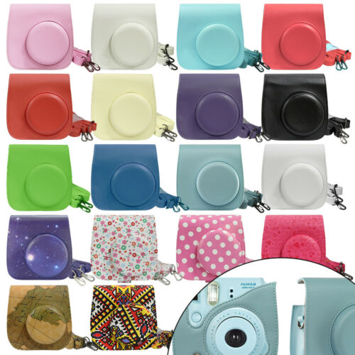 Camera Case Bag For Fujifilm Instax Mini 8 / 8+ / 9 Camera - Choose Color/design
